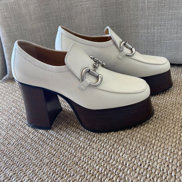 GUCCI  Women's platform loafer with Horsebit - Picture 4 of 13